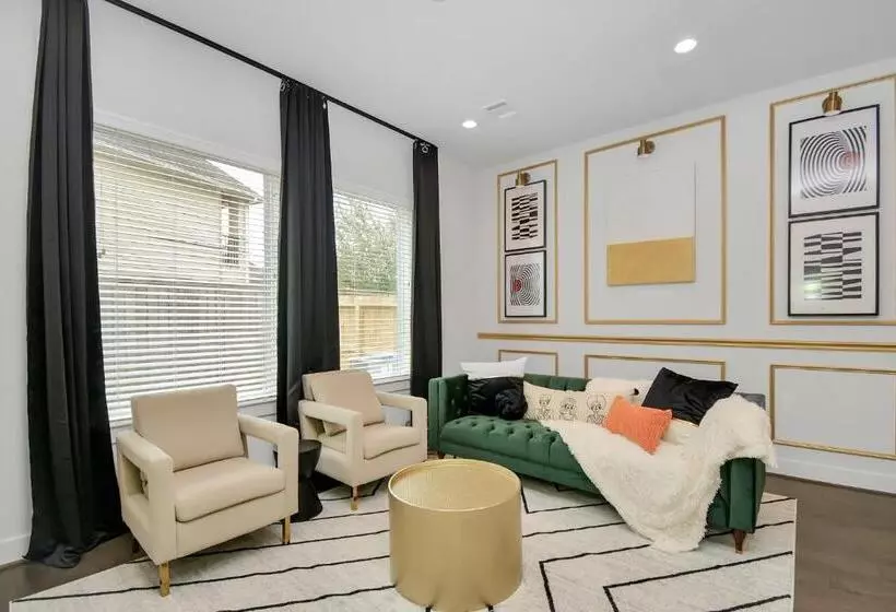 Emerald Palace   New, Modern 3br Townhome Close To Downtown, Nrg, Med Ctr