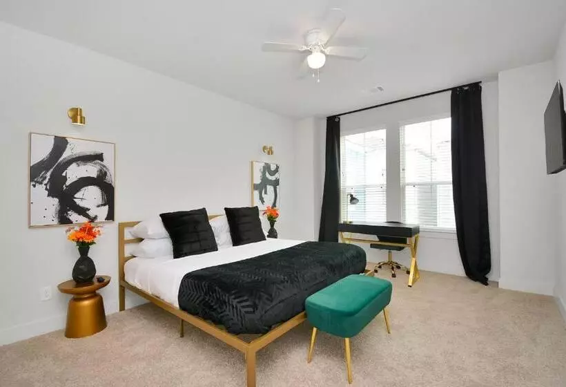 Emerald Palace   New, Modern 3br Townhome Close To Downtown, Nrg, Med Ctr