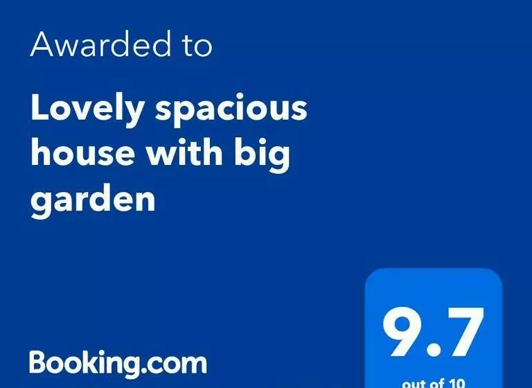Lovely Spacious House With Big Garden