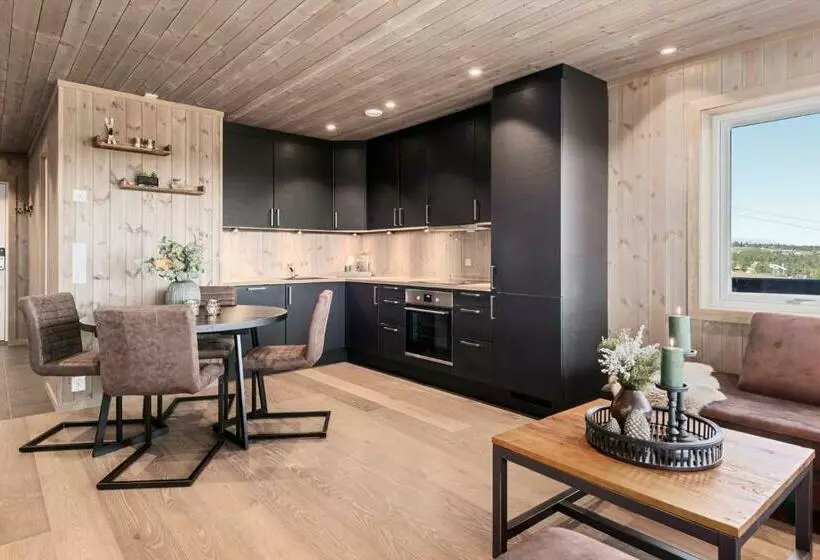 Koselig Leilighet Med Ski In Ski Out På Golsfjellet