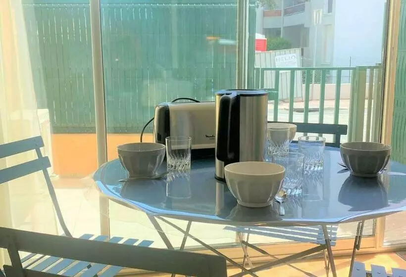 Charmant Studio Climatisé En Rez De Jardin, Proche Plage, Avec Garage Privé à Cavalaire Sur Mer   Fr