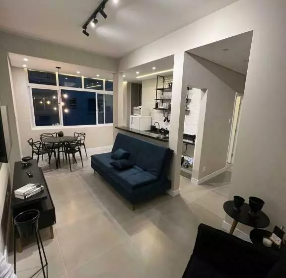 Lindo Apartamento Em Frente A Praia Santos