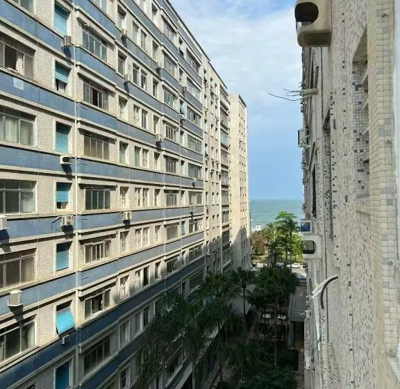 Lindo Apartamento Em Frente A Praia Santos