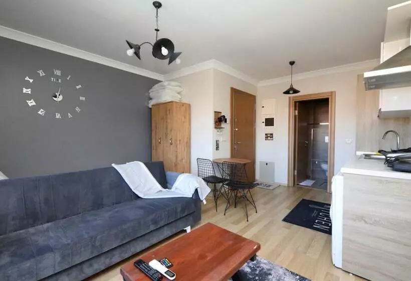 Studio Flat With Shared Pool Near Sabiha Gokcen