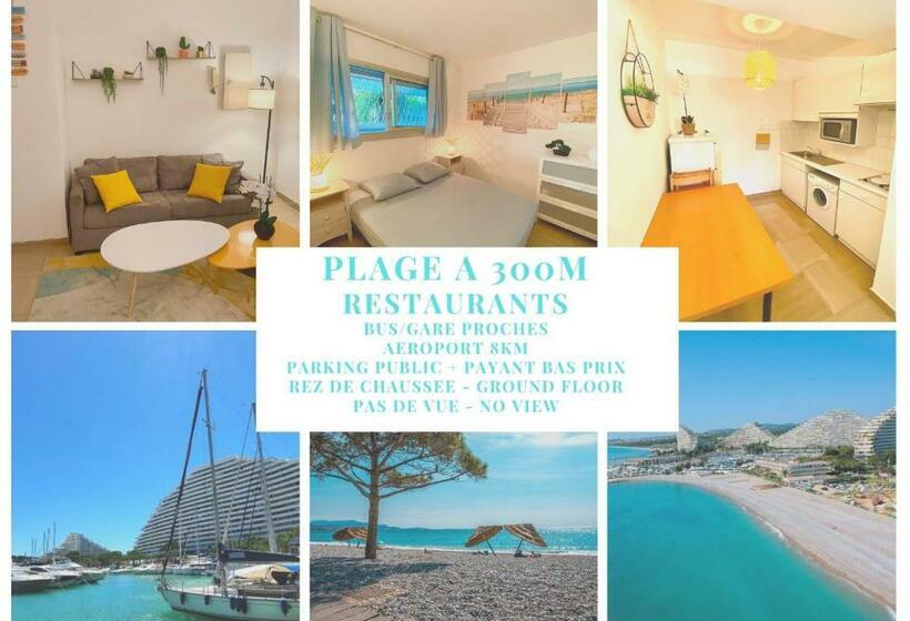 Superbe Appartement à 300m De La Plage, Rdc   Fame Marina Baie Des Anges