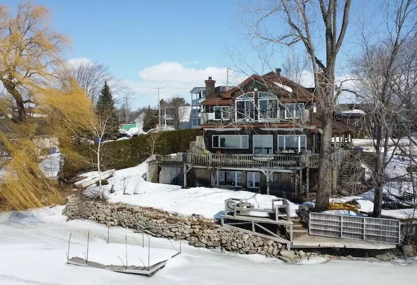 Chalet Chaleureux Sur Le Bord De Leau Naviguable
