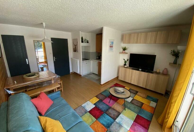 Appartement Rénove, Résidence Cote Brune, Centre Station, Pied Des Pistes, 30m² 4/5 Pers