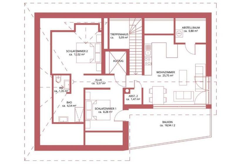 Residenz Haus Wasser Penthouse Sauna Parkplatz
