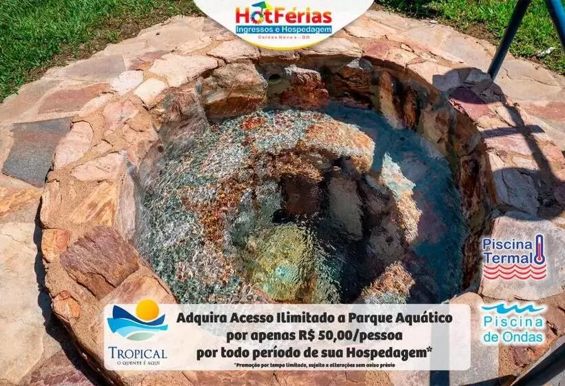 Náutico Flat Caldas Novas, Próximo Ao Náutico Praia Clube   Hotférias
