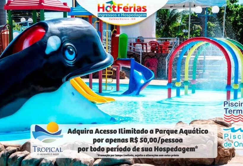Náutico Flat Caldas Novas, Próximo Ao Náutico Praia Clube Hotférias