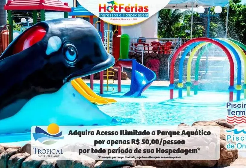 Náutico Flat Caldas Novas, Próximo Ao Náutico Praia Clube   Hotférias