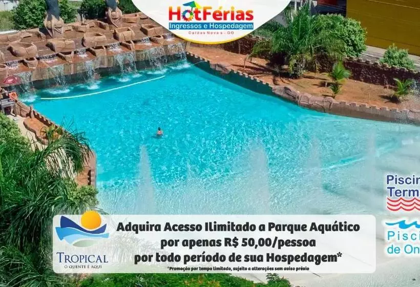 Náutico Flat Caldas Novas, Próximo Ao Náutico Praia Clube   Hotférias