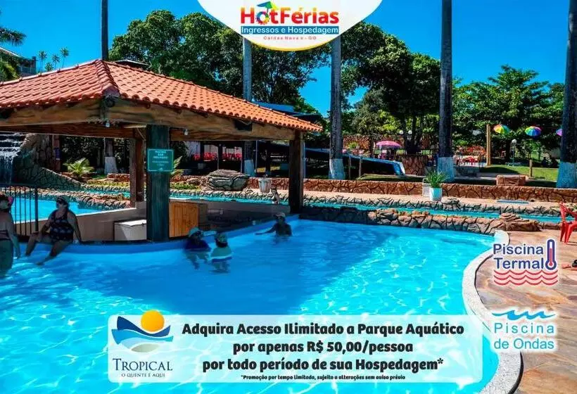 Náutico Flat Caldas Novas, Próximo Ao Náutico Praia Clube   Hotférias