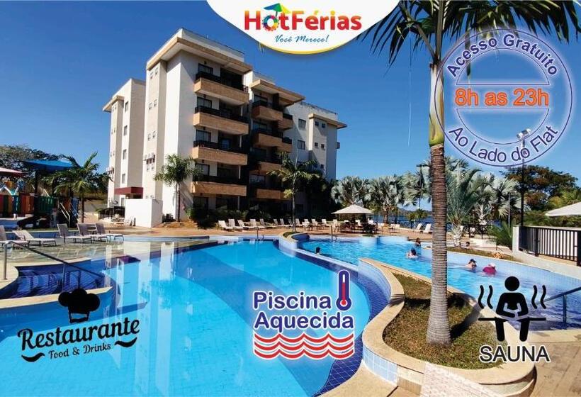 Náutico Flat Caldas Novas, Próximo Ao Náutico Praia Clube Hotférias