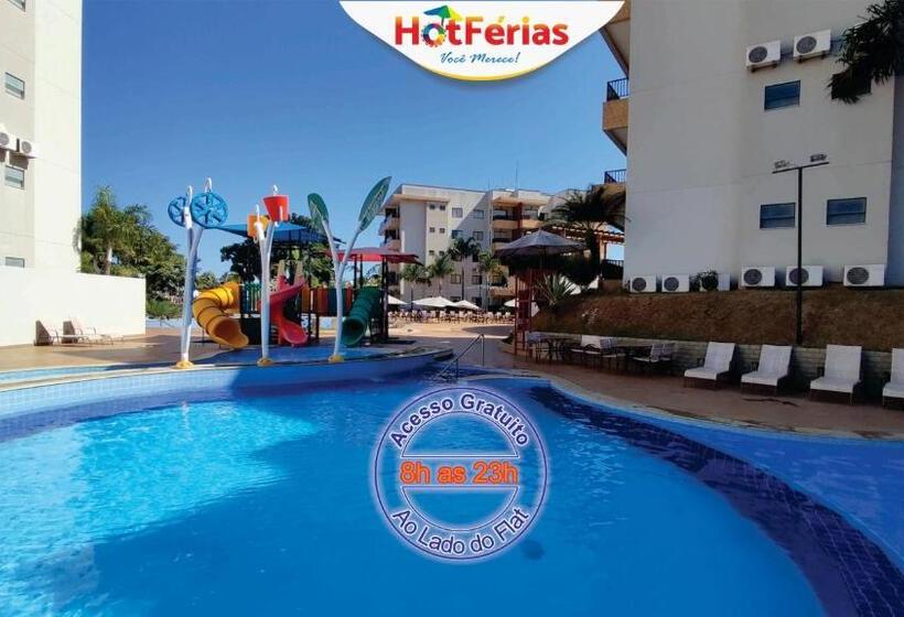 Náutico Flat Caldas Novas, Próximo Ao Náutico Praia Clube Hotférias