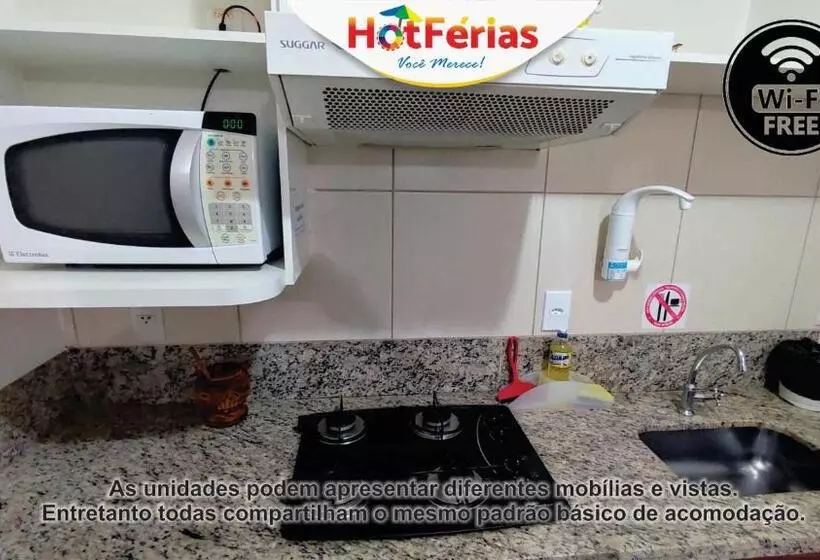 Náutico Flat Caldas Novas, Próximo Ao Náutico Praia Clube   Hotférias