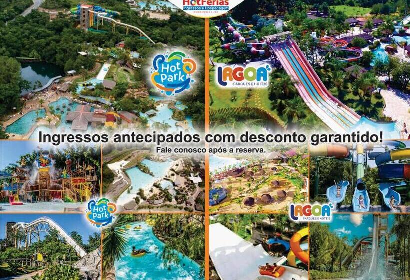 Náutico Flat Caldas Novas, Próximo Ao Náutico Praia Clube Hotférias