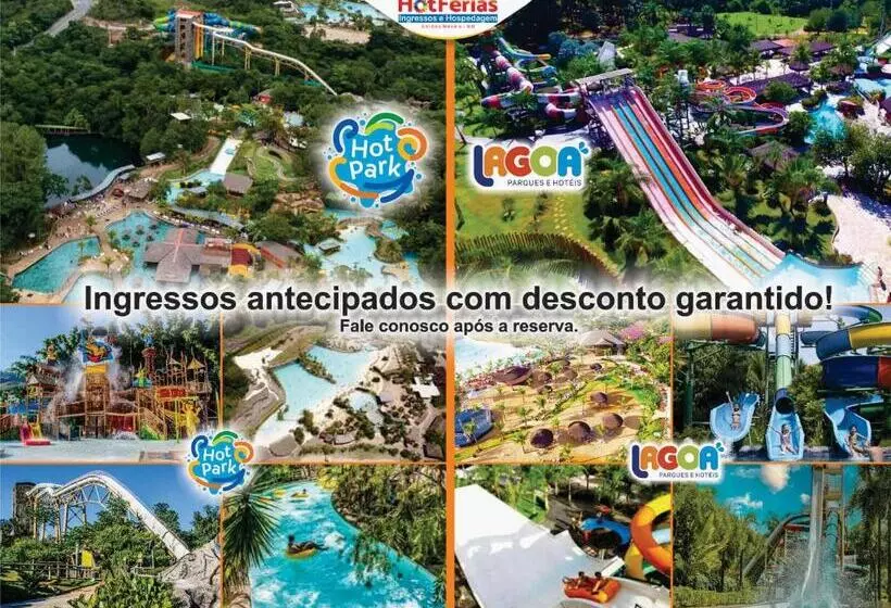 Náutico Flat Caldas Novas, Próximo Ao Náutico Praia Clube   Hotférias