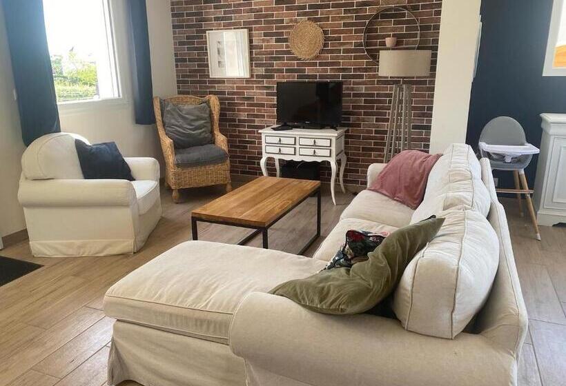 Maison Calme Familiale Proche Plages