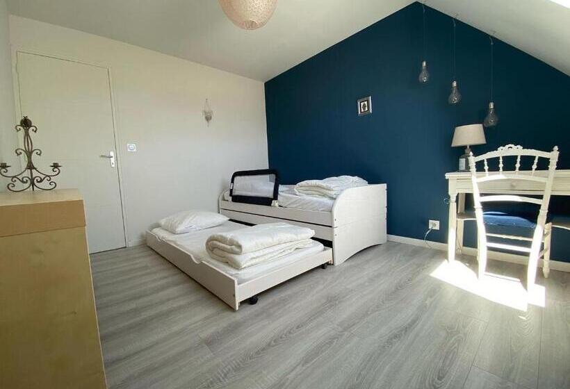 Maison Calme Familiale Proche Plages