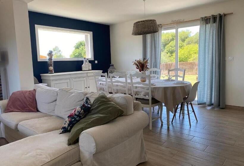 Maison Calme Familiale Proche Plages