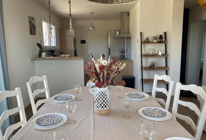 Maison Calme Familiale Proche Plages