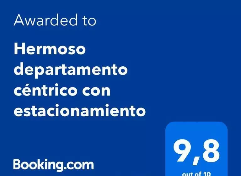 Hermoso Departamento Céntrico Con Estacionamiento
