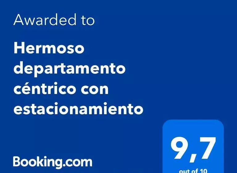 Hermoso Departamento Céntrico Con Estacionamiento