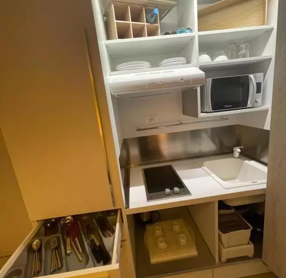 هتل Studio 25 M Manganao Joela 4 Personnes Avec Machine A Laver