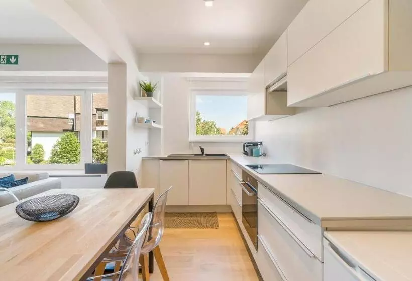 Modern, Mooi En Stijlvol App Vlakbij Winkelstraat