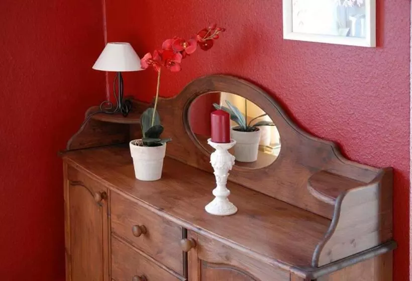 ホテル Ferienwohnung Gartenblick