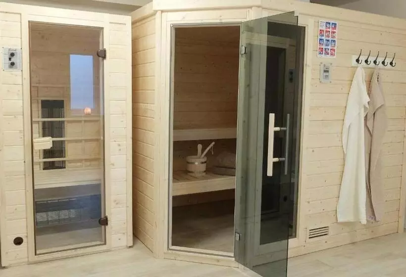 ホテル Ferienwohnung Gartenblick