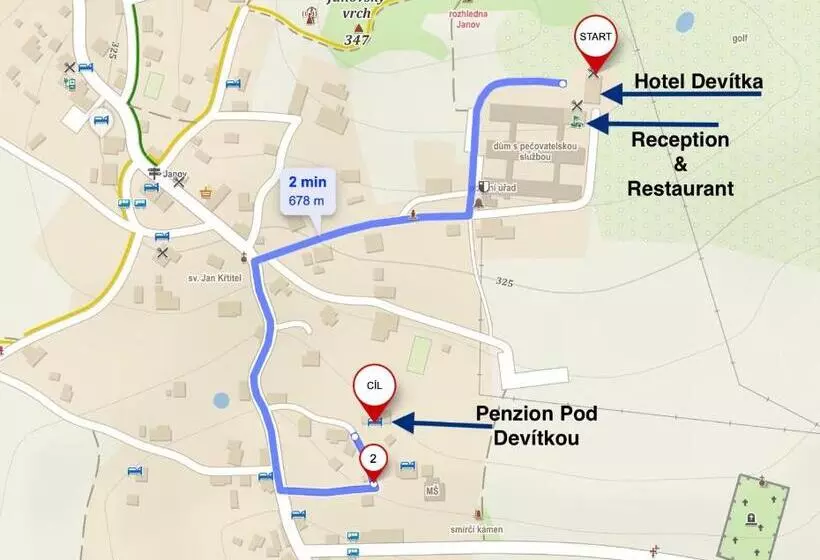 Retkeilymaja Penzion Pod Devítkou