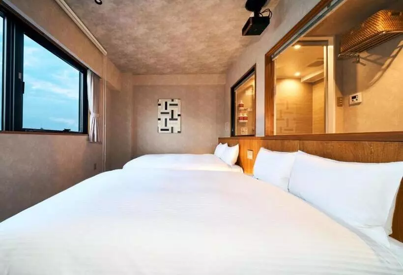 پانسیون Rakuten Stay Naha Miebashi Twin Room
