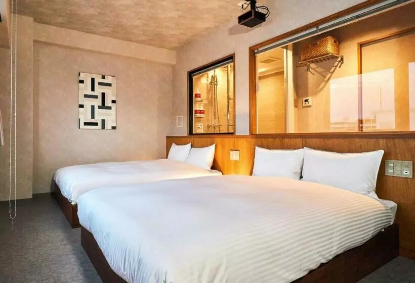 پانسیون Rakuten Stay Naha Miebashi Twin Room