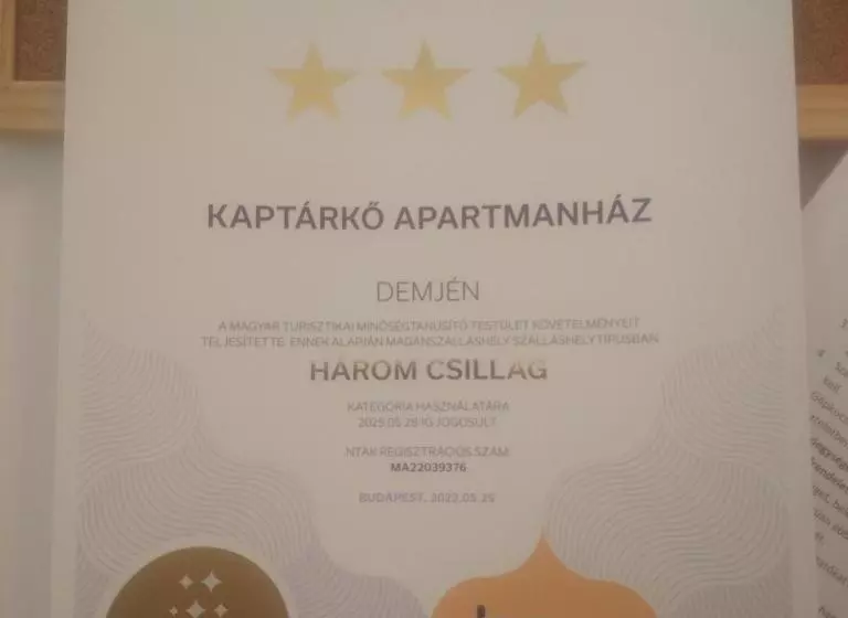 Kaptárkő Apartmanház