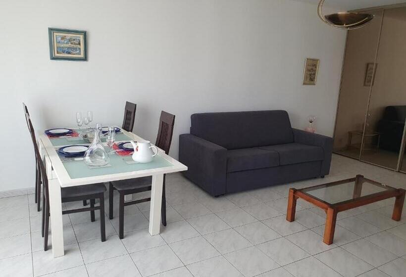 Royal Palm Juan Les Pins Appartement 53m2 Avec Terrasse Ensolleillée 5e Dernier étage 200m De La Pl