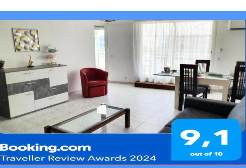 Royal Palm Juan Les Pins Appartement 53m2 Avec Terrasse Ensolleillée 5e Dernier étage 200m De La Pl