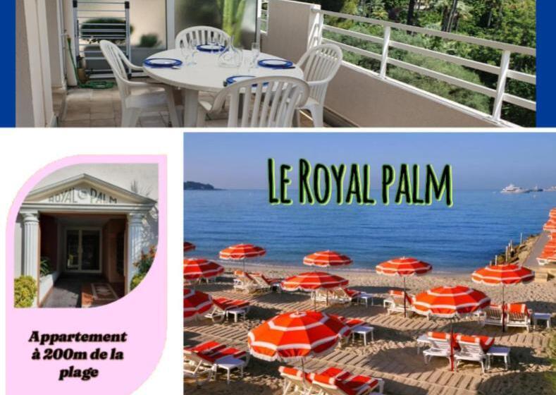 Royal Palm Juan Les Pins Appartement 53m2 Avec Terrasse Ensolleillée 5e Dernier étage 200m De La Pl