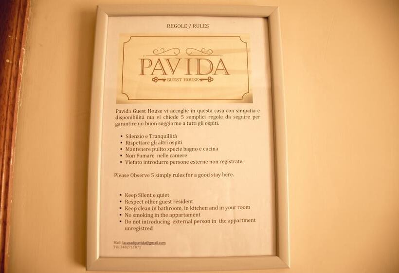 پانسیون La Casa Di Pavida