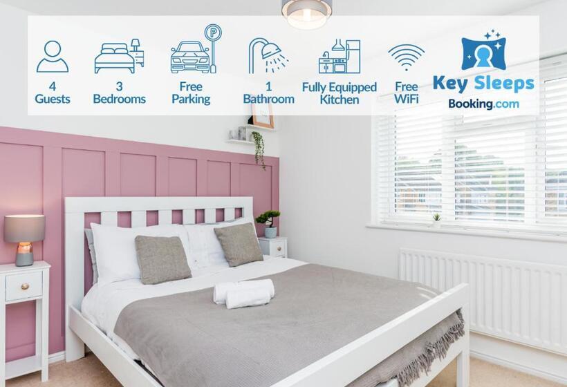 Cosy Contractor House & Garden & Free Parking