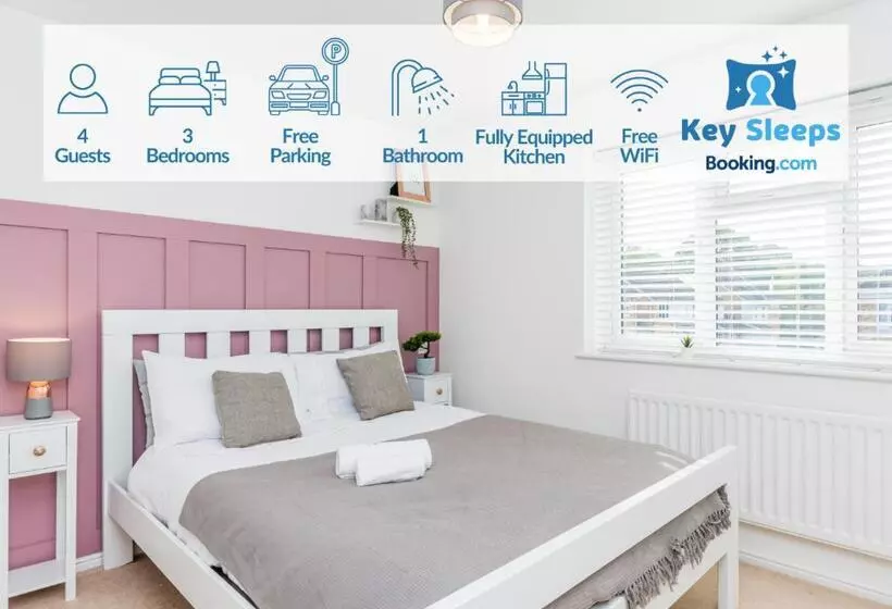 Cosy Contractor House & Garden & Free Parking