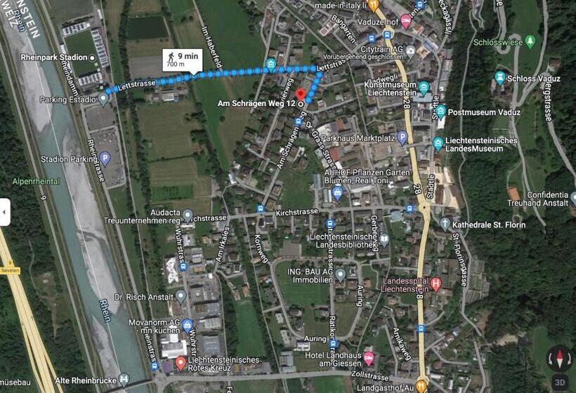 Schöne Grosse Attika Wohnung Im Zentrum Von Vaduz Inkl. Parkplatz