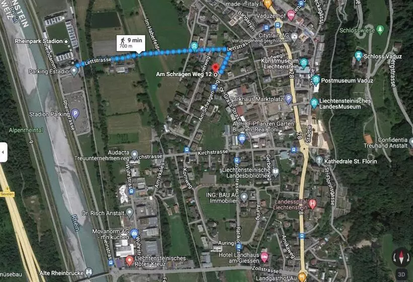 Schöne Grosse Attika Wohnung Im Zentrum Von Vaduz Inkl. Parkplatz