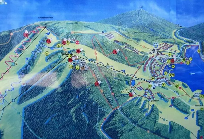 ペンション Apartments Lipno Serafin