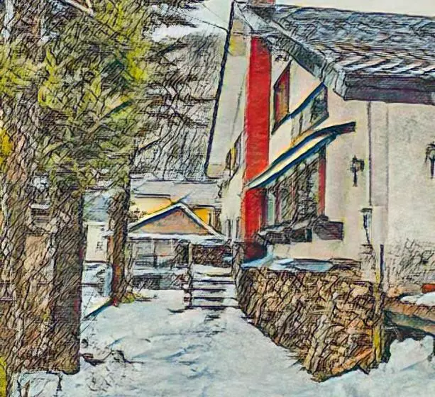 پانسیون Guest House Wind Inn Hakuba