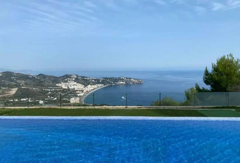 Half Of The Luxury Villa With Sea View And Pool In Natural Park