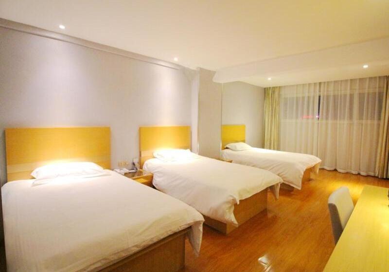 בית מלון כפרי Greentree Inn Jiangsu Nantong Chongchuan District Fangtian Market