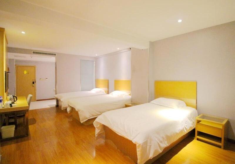 בית מלון כפרי Greentree Inn Jiangsu Nantong Chongchuan District Fangtian Market