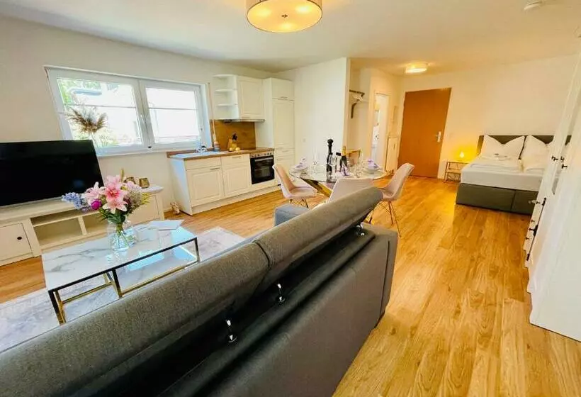 Ferien Apartment Silberweide Mit Privatstrand